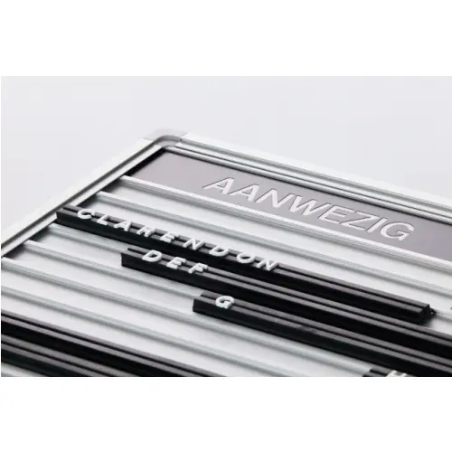 Letterset 10mm voor letterborden